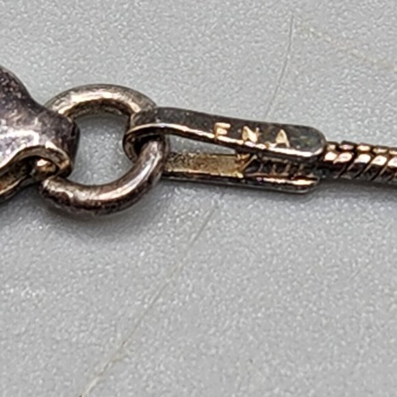 Sterling Silver Chain w/ Crystal Cross Pendant - Picture 10 of 15